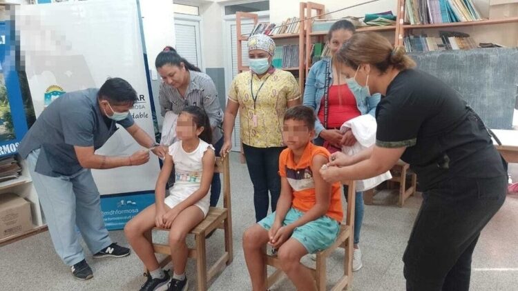 Ronda de vacunación para escolares de 11 años en Villa Escolar