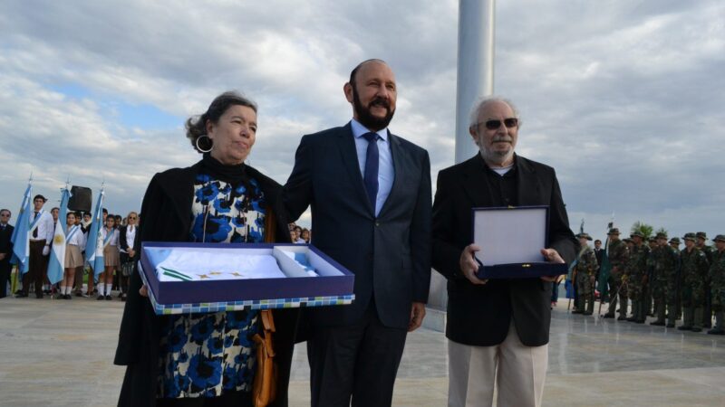 Insfrán participó el fallecimiento de Willimburgh, creador de la bandera de Formosa