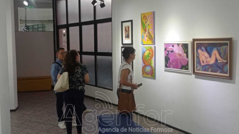 Inauguraron la primera muestra de arte del año en la Galería del Teatro de la Ciudad