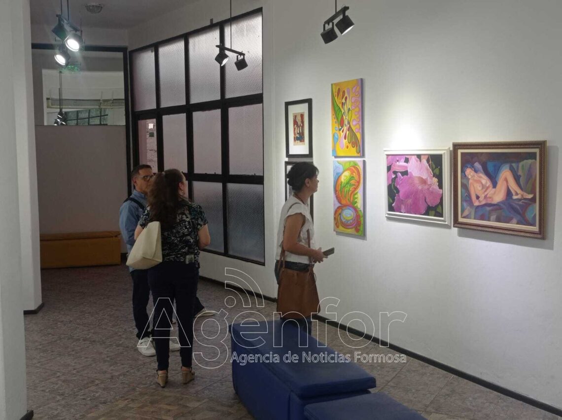 Inauguraron la primera muestra de arte del año en la Galería del Teatro de la Ciudad