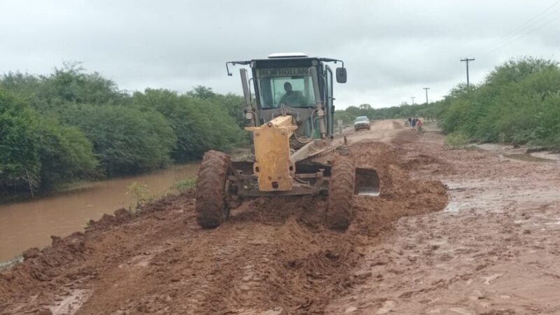 DPV actuó rápidamente para rehabilitar caminos afectados por las lluvias en zonas oeste y norte de la provincia