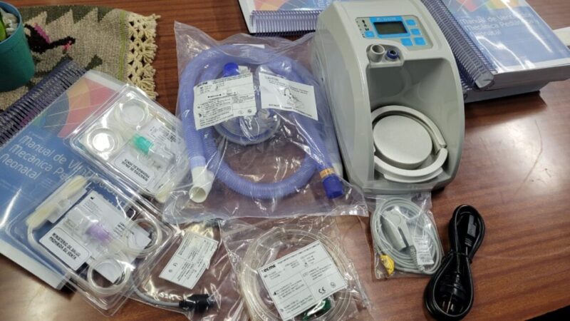 El Hospital de la Madre y el Niño recibió Generador de Oxigenoterapia de Alto Flujo