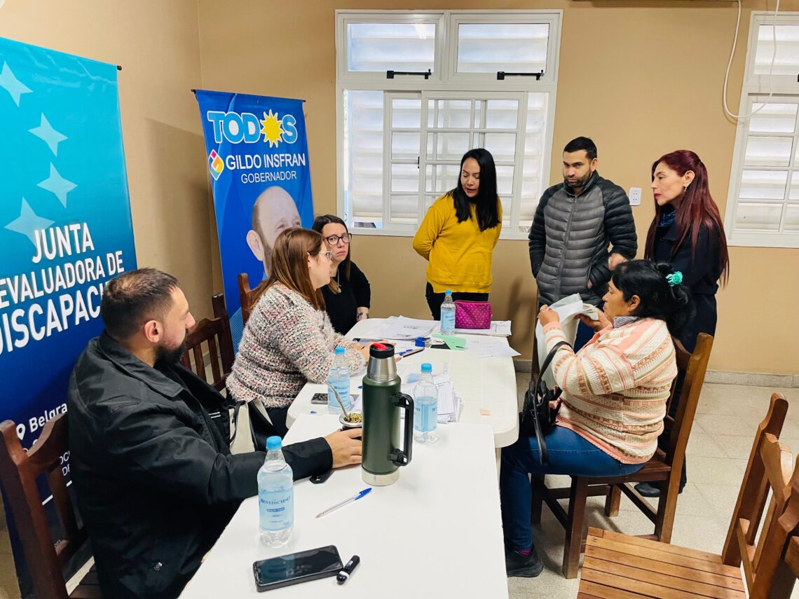 La Junta Evaluadora de Discapacidad realizó un amplio trabajo en la localidad de Pozo del Tigre