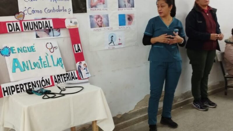 El centro de salud Humberto Da Pratto realizó jornadas de concientización sobre la hipertensión arterial