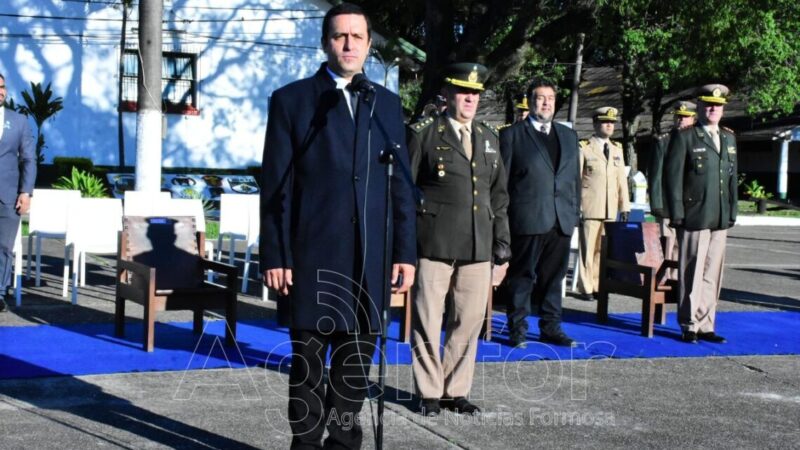 El vicegobernador Solís participó del acto por el Día del Ejército Argentino