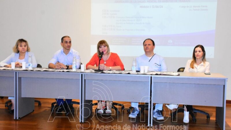 La salud mental en el ámbito laboral, tema de una jornada de capacitación