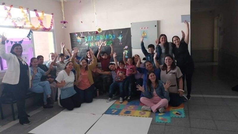 Reactivaron las actividades del taller “Explorando Universos” en el servicio de salud mental del Hospital Distrital N° 8