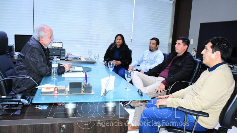 El ministro Ferreira recibió a autoridades del Concejo Deliberante de Laguna Yema