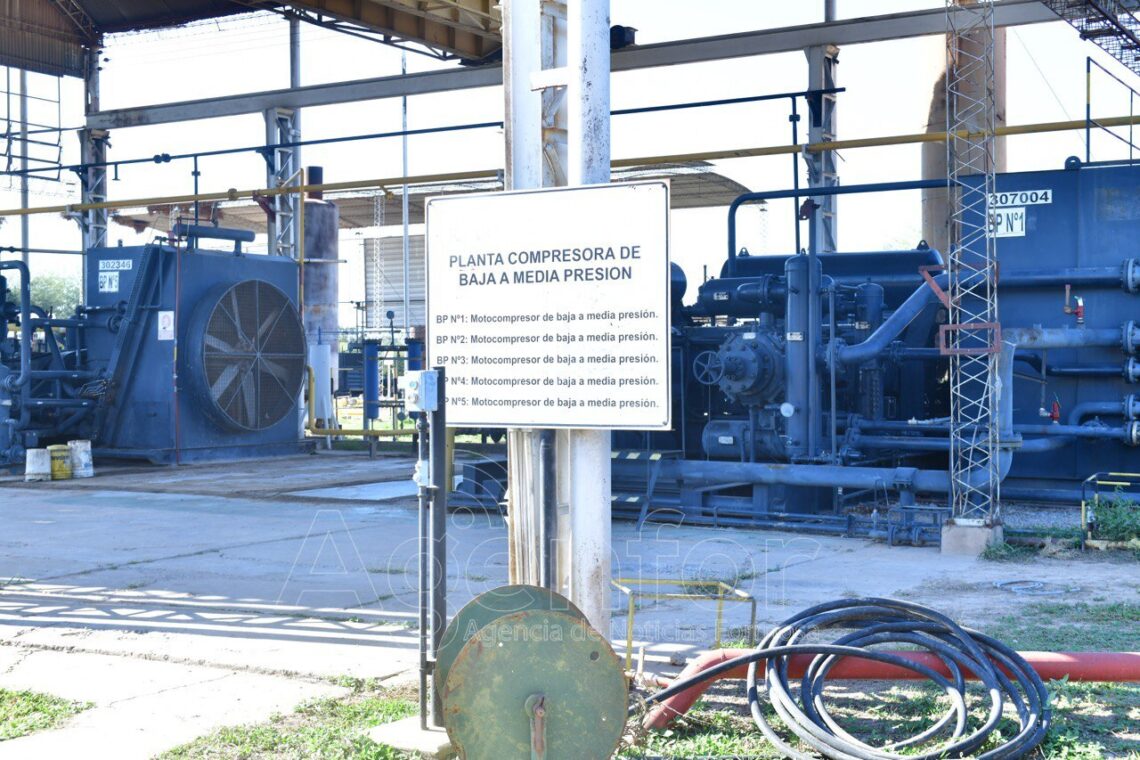 Destacan la importancia de la planta de compresión de gas en el Yacimiento Palmar Largo