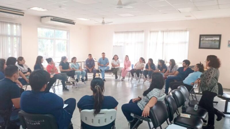 Profesionales de salud mental del Hospital Distrital N° 8 participaron de un nuevo taller de capacitación