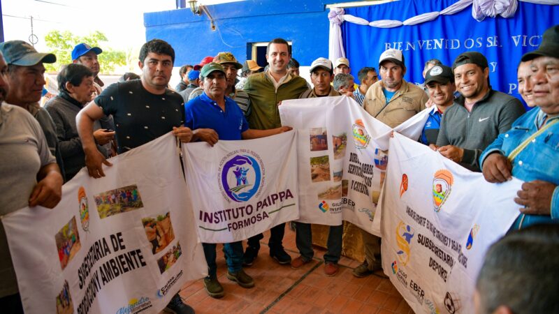Gira del vicegobernador Solís por localidades del oeste provincial