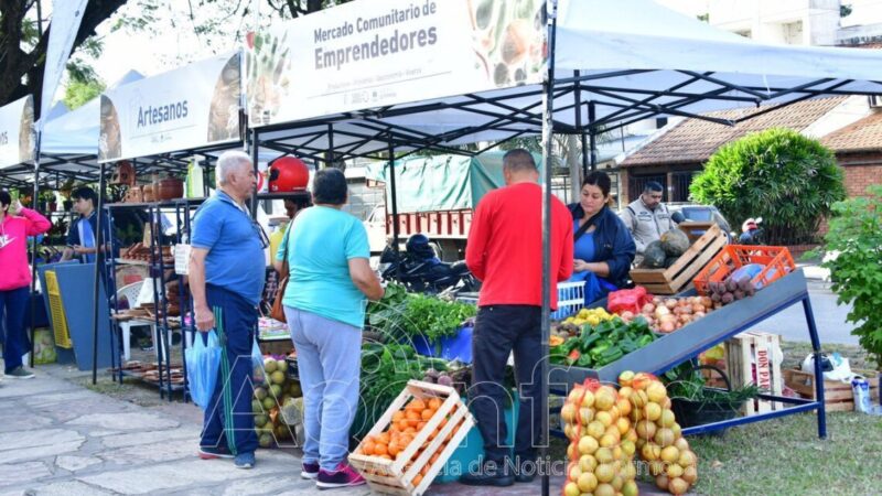 Se llevó a cabo una nueva jornada del Mercado Comunitario de Emprendedores, en su modalidad móvil