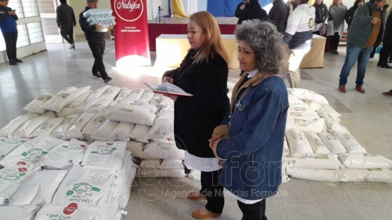 Nutrifor inició nueva distribución de alimentos, comprendiendo a 250 establecimientos del interior