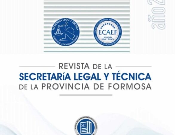 Se encuentra disponible la 4° edición de la revista digital de la Secretaría Legal y Técnica de Formosa