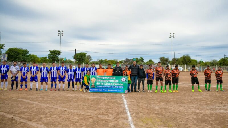El vicegobernador Solís participó del Campeonato Interprovincial de la Línea Férrea