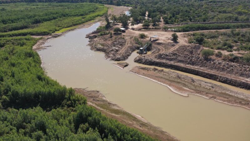 Vargas Yegros aclaró que las obras hídricas en Laguna Yema son financiadas en su totalidad con fondos provinciales