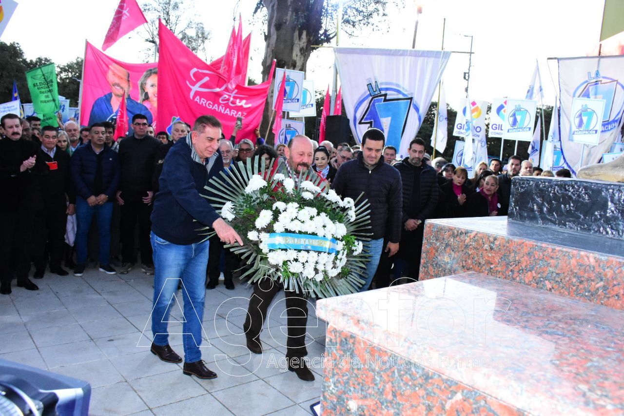 El Gobernador encabezó el homenaje al General Perón a 50 años de su fallecimiento