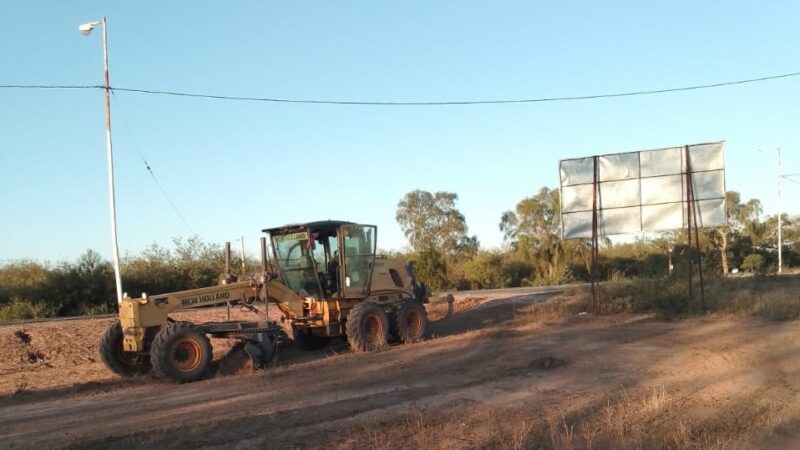 Pobladores de la localidad de Bazán agradecieron las obras que ejecuta el Gobierno provincial