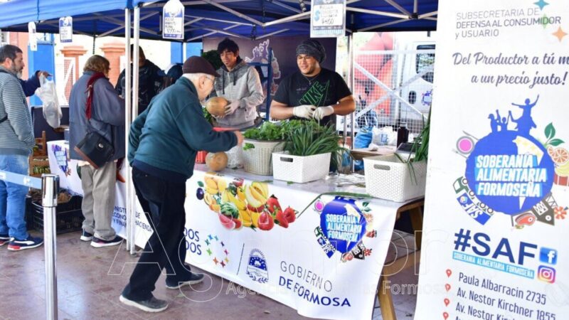 En la antesala del programa solidario, se realizó Soberanía Alimentaria