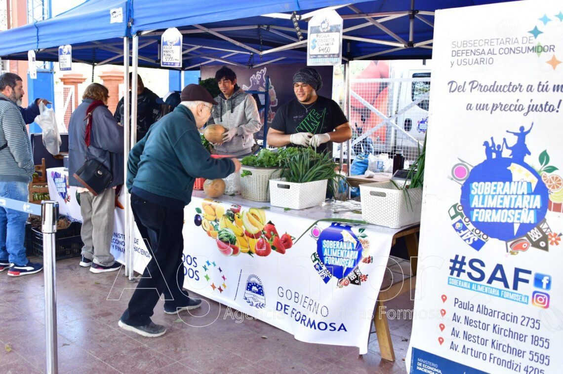 En la antesala del programa solidario, se realizó Soberanía Alimentaria