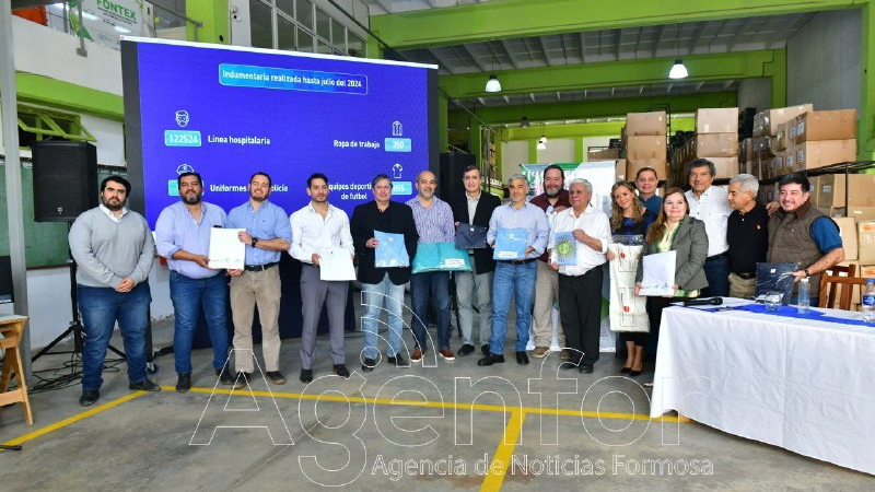 En un nuevo acto, Fontex entregó 35 mil prendas a distintos organismos del Estado