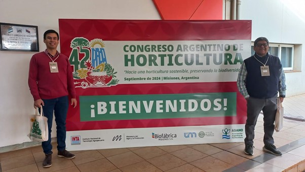 El CEDEVA participó del 42° Congreso Nacional de Horticultura y presentó importantes avances