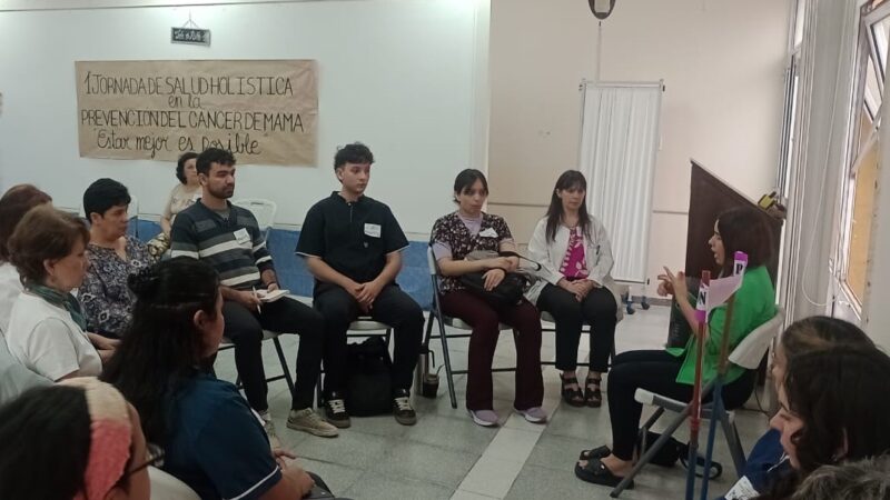 Mes Rosa en el Hospital Distrital N° 8: Se llevó a cabo la 1° Jornada de Salud Holística