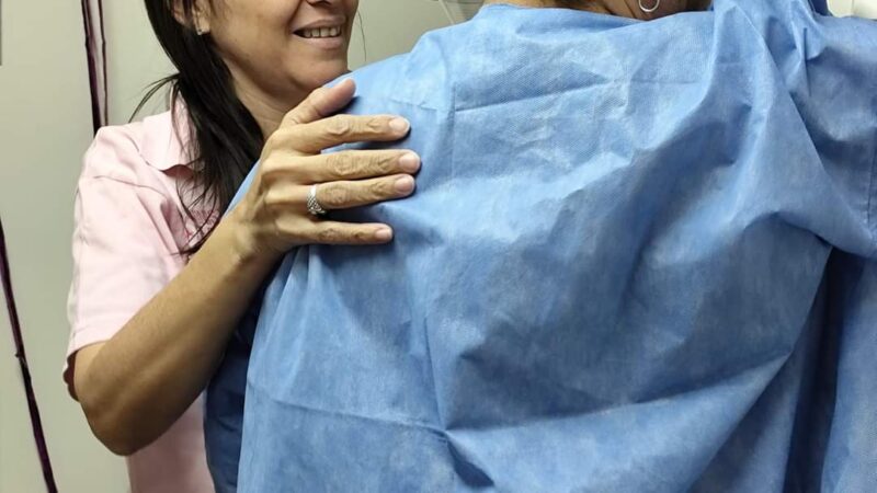 El camión sanitario realizó 50 mamografías gratuitas en el barrio Las Delicias