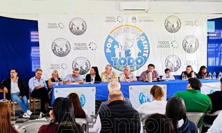 En Palo Santo, comenzaron los preparativos para la llegada del operativo solidario