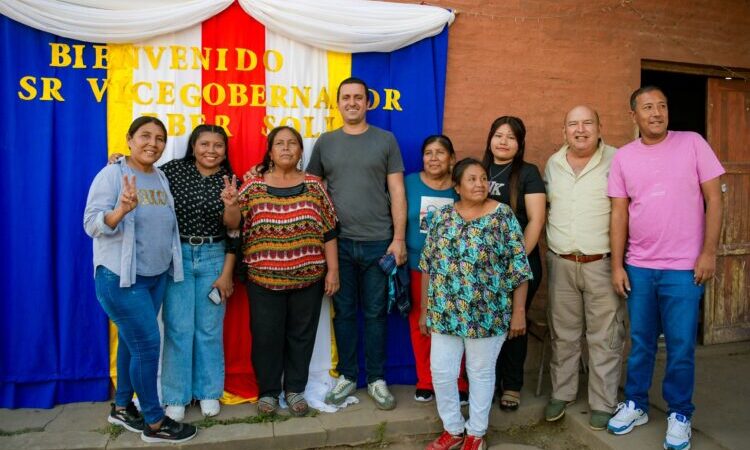 Visita de Eber Solís a Laguna Gobernador