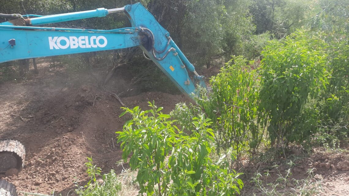 Se realizaron trabajos de reacondicionamiento en el canal productivo de Fortín Soledad