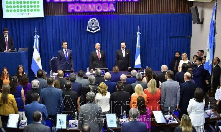 El gobernador Insfrán inaugurará el 52° período de sesiones de la Legislatura Provincial