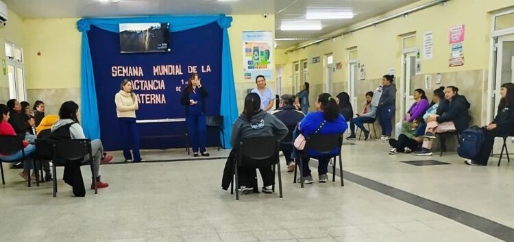 El centro de salud La Nueva Formosa se suma a la Semana Mundial de la Lactancia Materna