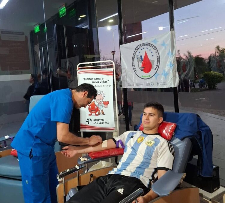 Nueva colecta de sangre y plaquetas se llevó a cabo en el Hospital Distrital de Las Lomitas