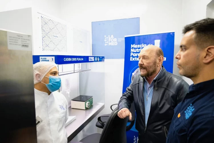 Está plenamente operativa la planta de Mezcla de Nutrición Parenteral Extemporánea de Laformed