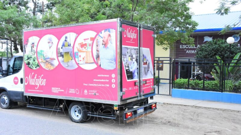 Nutrifor continúa con las entregas de alimentos a Delegaciones Zonales de toda la provincia