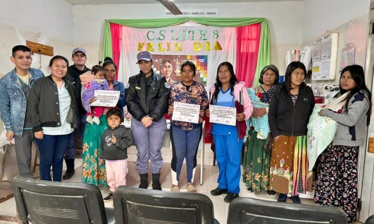 El centro de salud del Lote 8 realizó actividades por el Día Mundial de la Mujer Indígena