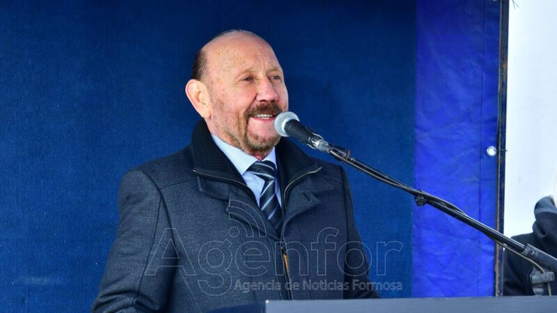 Insfrán: “En Formosa lo imposible se hace posible, porque tenemos un pueblo maravilloso que sabe comprender y acompañar”
