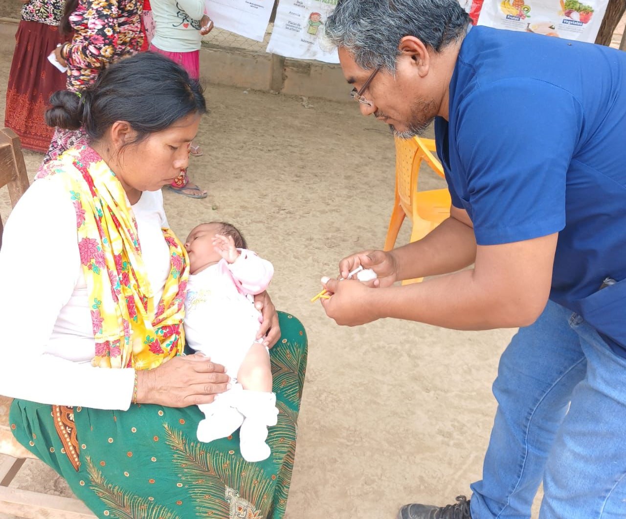 Promoción de la salud y atenciones integrales en la comunidad originaria Tres Palmas