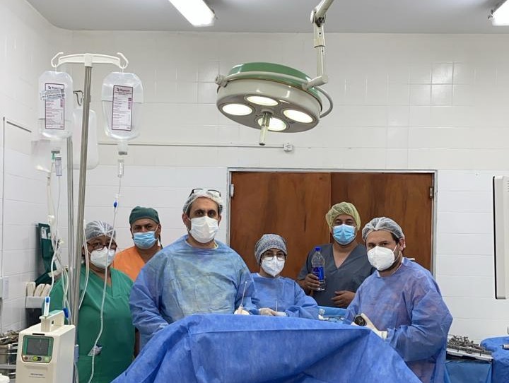 Se llevó a cabo la segunda cirugía de reemplazo total de cadera en el Hospital Distrital de Ibarreta