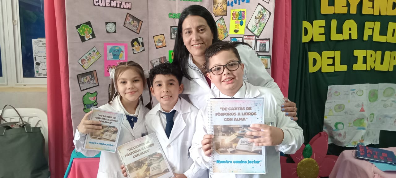 La Expo Lectura en Comunidad  en la EPEP N° 124  tuvo destacados trabajos del Nivel Primario