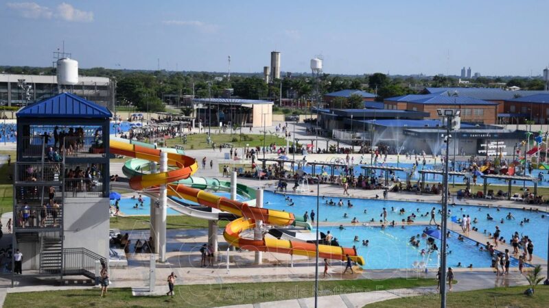 Guardia Mendonca confirmó que el Parque Acuático recibió a más de 60 mil personas en la última semana