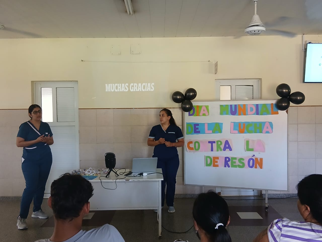 Concientizaron sobre la problemática de la depresión en el centro de salud del barrio Juan Domingo Perón