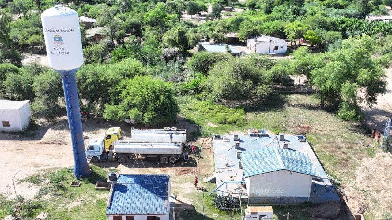El Gobierno de Formosa garantiza el suministro de agua en El Potrillo y proyecta una nueva obra para optimizar el servicio