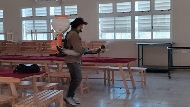 Clorinda: fumigan establecimientos educativos como acción preventiva contra el dengue