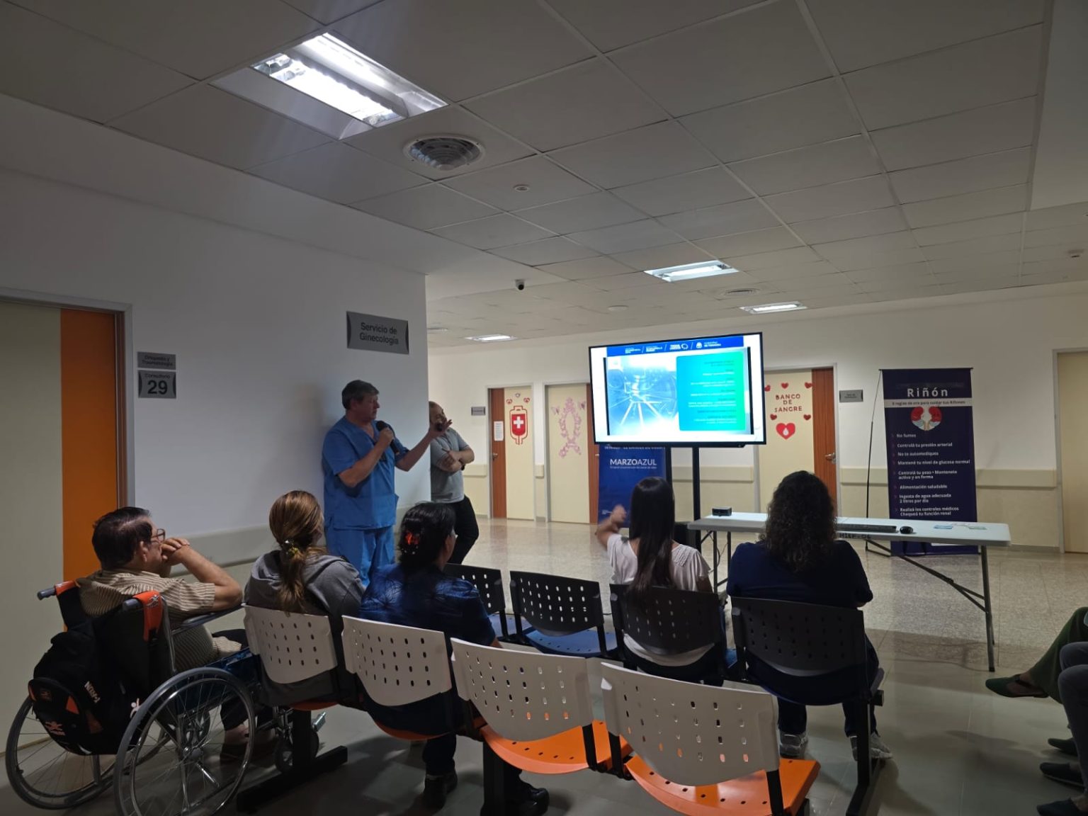 El Día Mundial del Riñón se conmemoró con una amplia jornada de salud renal en el Hospital Interdistrital Evita