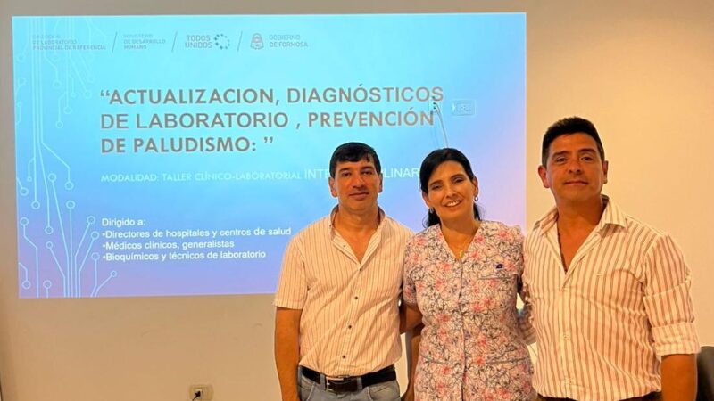 Formosa sostiene la vigilancia epidemiológica sobre el paludismo