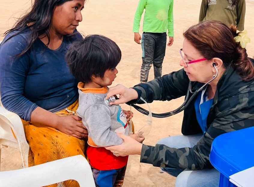 El centro de salud de María Cristina acercó servicios integrales de salud a la comunidad de San Miguel