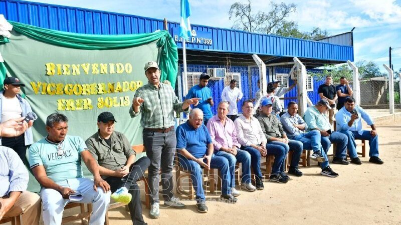 Solís en El Nuevo Churcal: “Tenemos que cuidar la paz social que hay en Formosa”