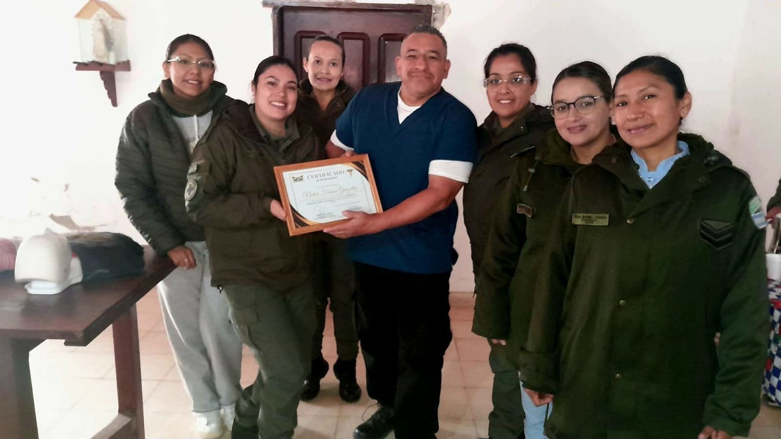 El Hospital Distrital de Las Lomitas ofreció un taller de RCP para el personal de la Gendarmería Nacional